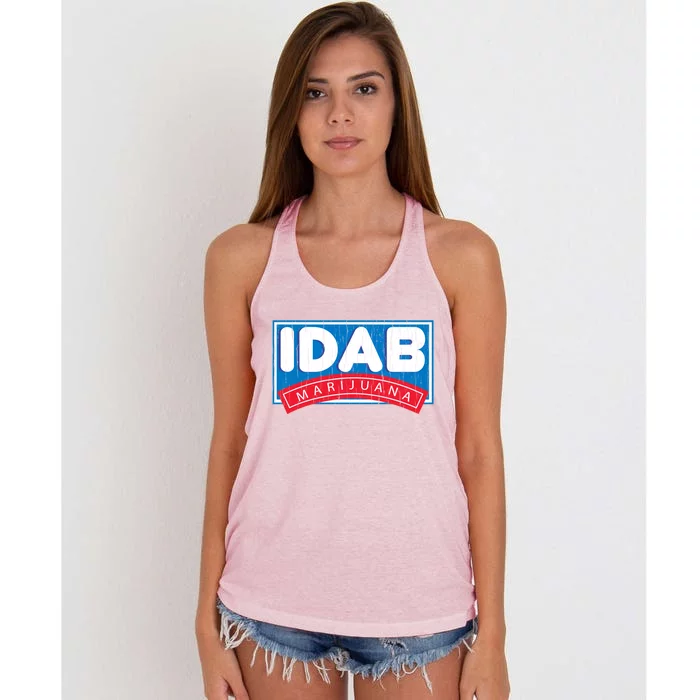 IDab Marijuana Women's Knotted Racerback Tank