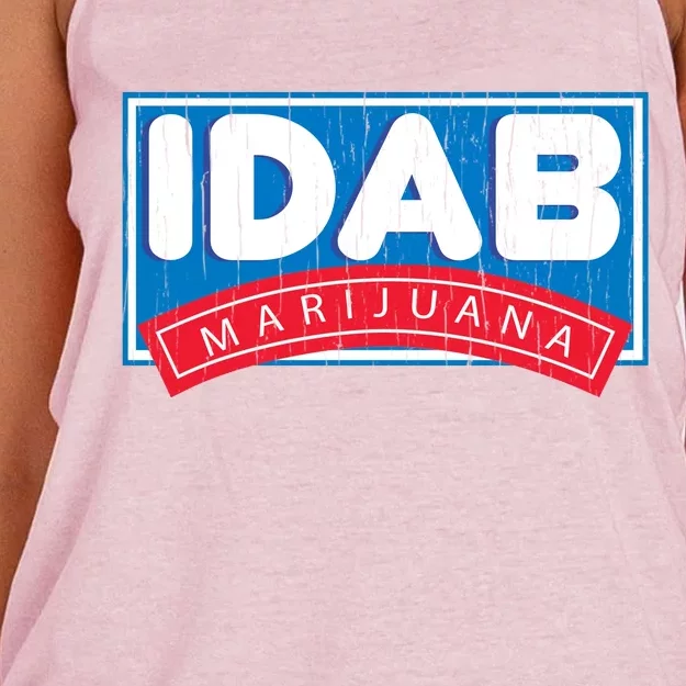 IDab Marijuana Women's Knotted Racerback Tank