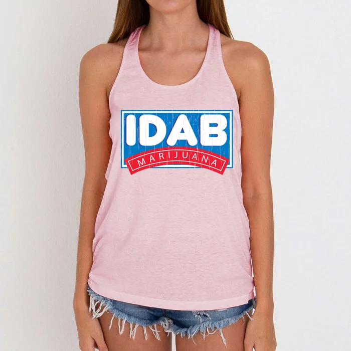 IDab Marijuana Women's Knotted Racerback Tank