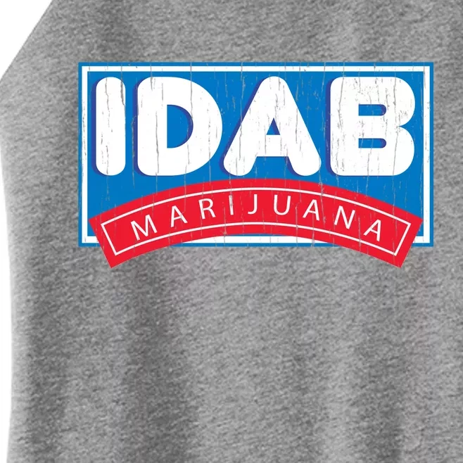 IDab Marijuana Women’s Perfect Tri Rocker Tank