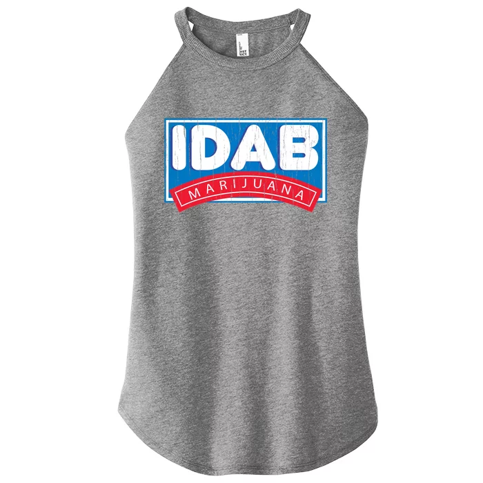 IDab Marijuana Women’s Perfect Tri Rocker Tank