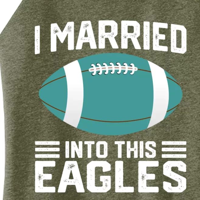 I married into this eagles funny Philadelphia football fan it's A Philly Thing Women’s Perfect Tri Rocker Tank