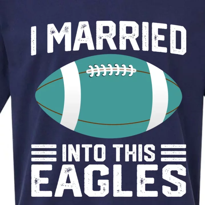 I married into this eagles funny Philadelphia football fan it's A Philly Thing Sueded Cloud Jersey T-Shirt