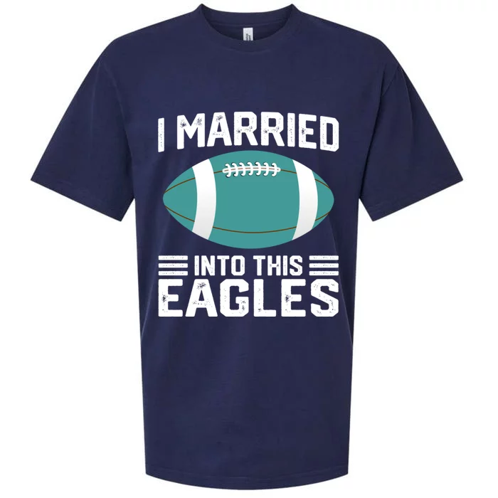 I married into this eagles funny Philadelphia football fan it's A Philly Thing Sueded Cloud Jersey T-Shirt