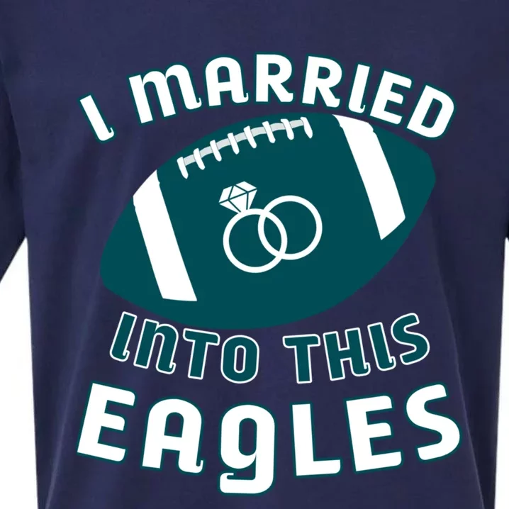 I married into this eagles funny Philadelphia football fan it's A Philly Thing Sueded Cloud Jersey T-Shirt