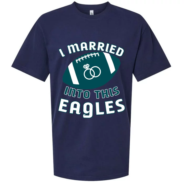 I married into this eagles funny Philadelphia football fan it's A Philly Thing Sueded Cloud Jersey T-Shirt