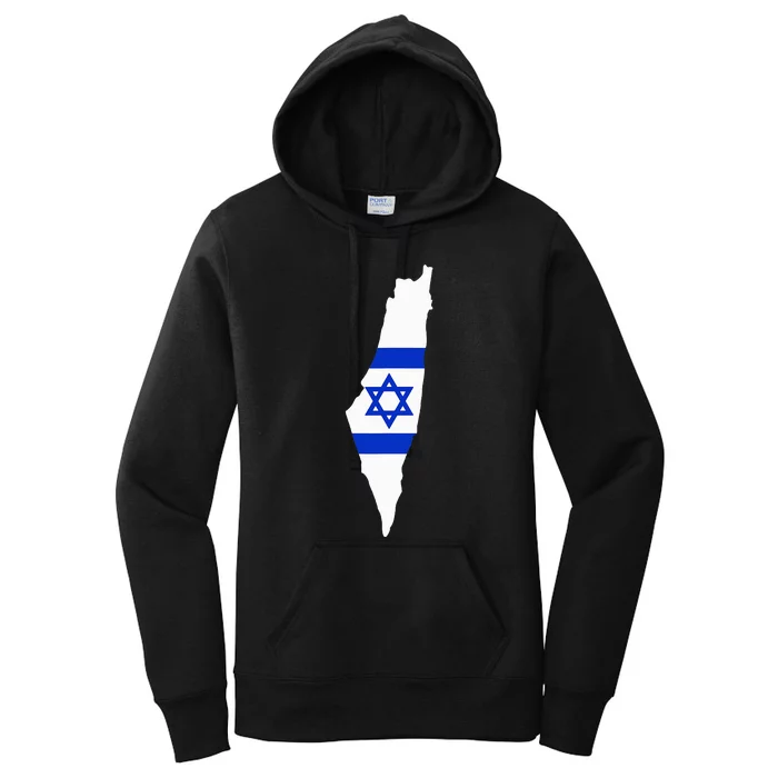 Israel Map Women's Pullover Hoodie