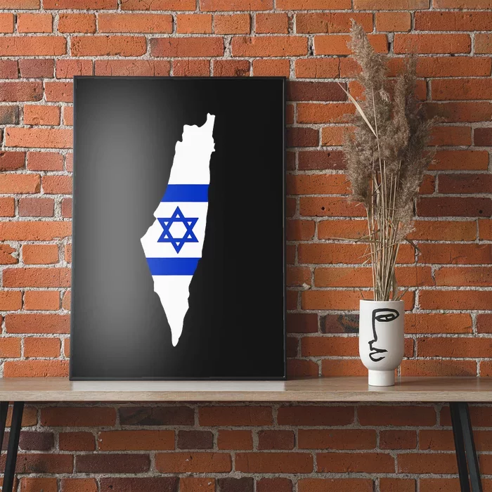 Israel Map Poster