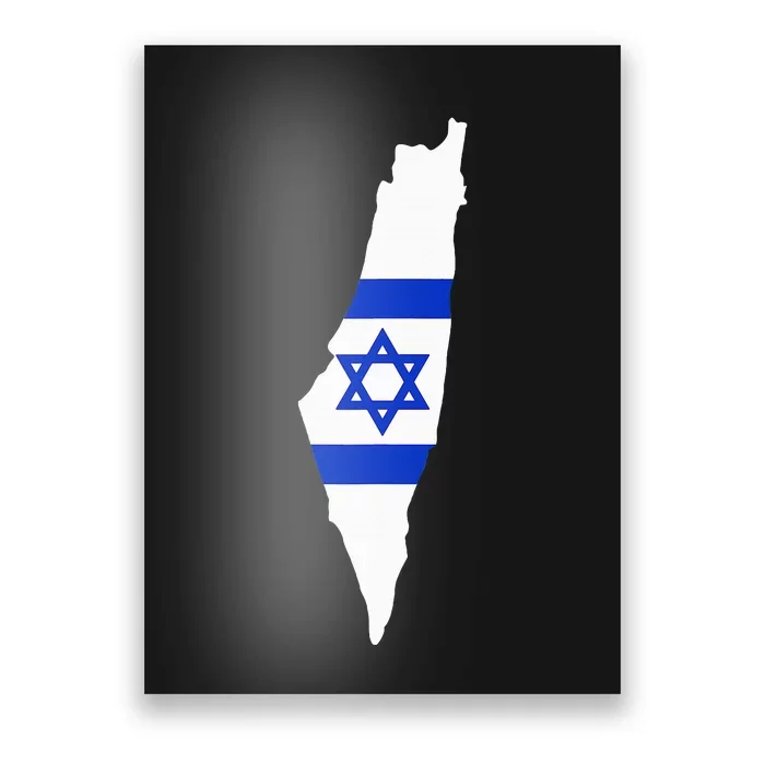 Israel Map Poster