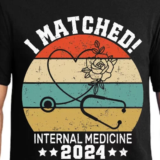 I Matched Internal Medicine 2024 Medical Resident Match Day Pajama Set