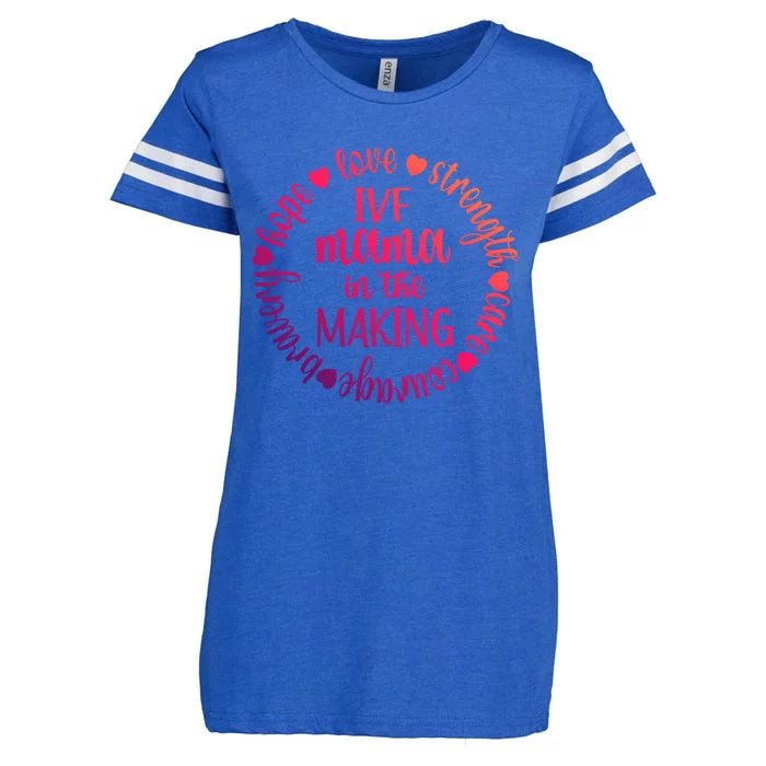 Ivf Mama In The Making Ivf Transfer Day Embryo Transfer Gift Enza Ladies Jersey Football T-Shirt