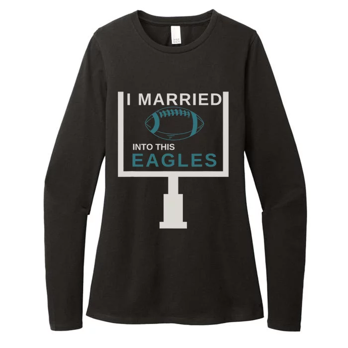 I Married Into This Eagle_s Womens CVC Long Sleeve Shirt