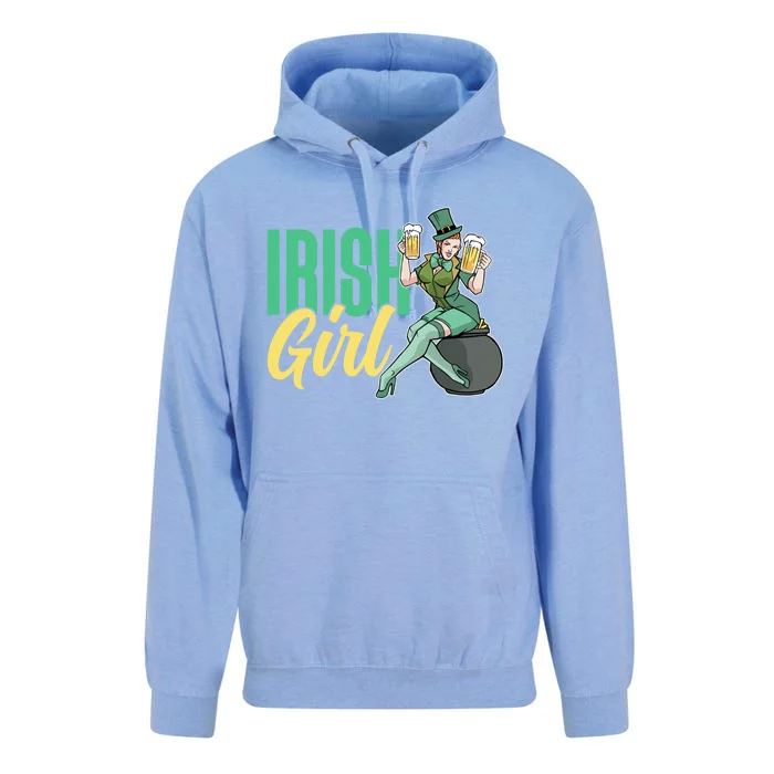 Irish Mom Ireland St Patricks Day Green Team Mother Gift Unisex Surf Hoodie