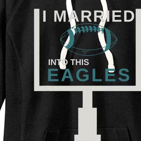 I Married Into This Eagles Women's Fleece Hoodie