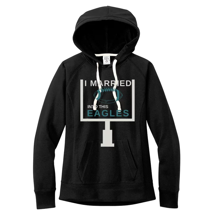 I Married Into This Eagles Women's Fleece Hoodie