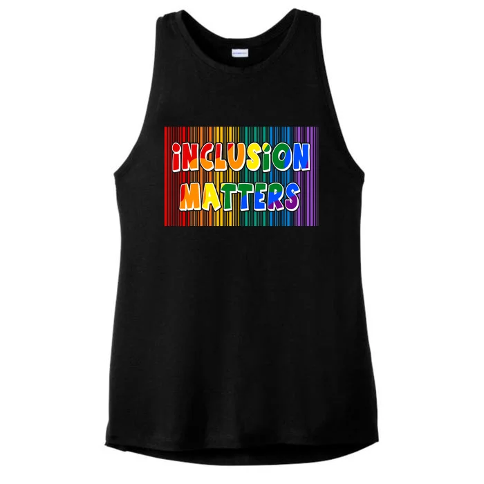 Inclusion Matters Ladies Tri-Blend Wicking Tank