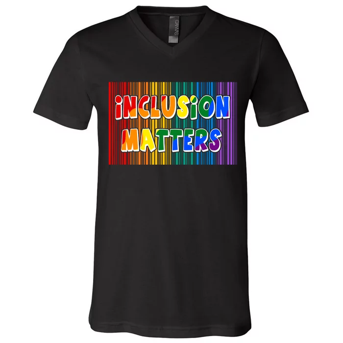 Inclusion Matters V-Neck T-Shirt