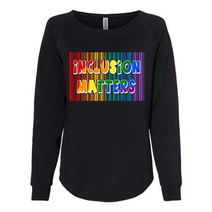 Inclusion Matters Womens California Wash Sweatshirt