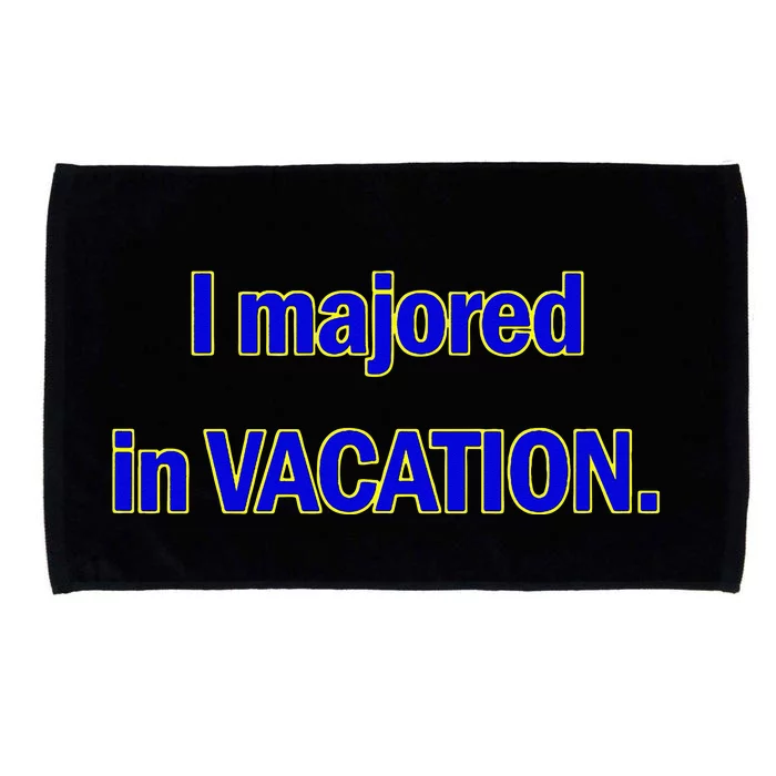 I Majored In VACATION Graphic Microfiber Hand Towel