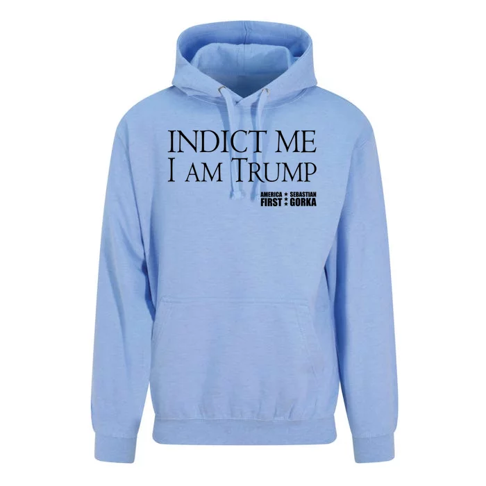 Indict Me I Am Trump America First Unisex Surf Hoodie