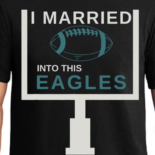 I Married Into This Eagles Pajama Set