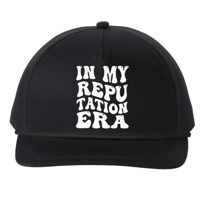 In Myreputationera Snapback Five-Panel Rope Hat