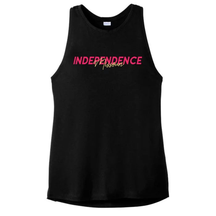 Independence Missouri Ladies Tri-Blend Wicking Tank