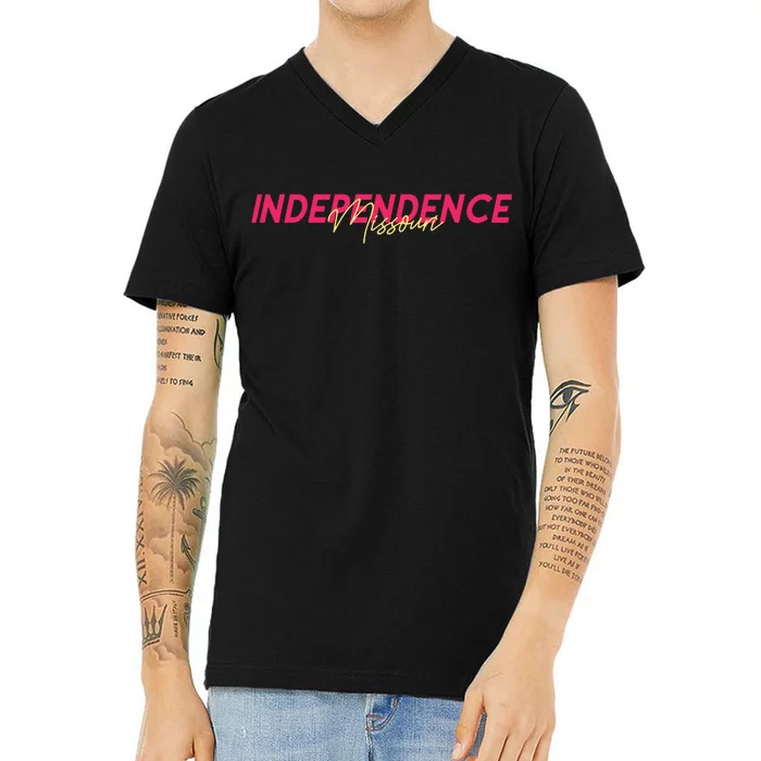 Independence Missouri V-Neck T-Shirt