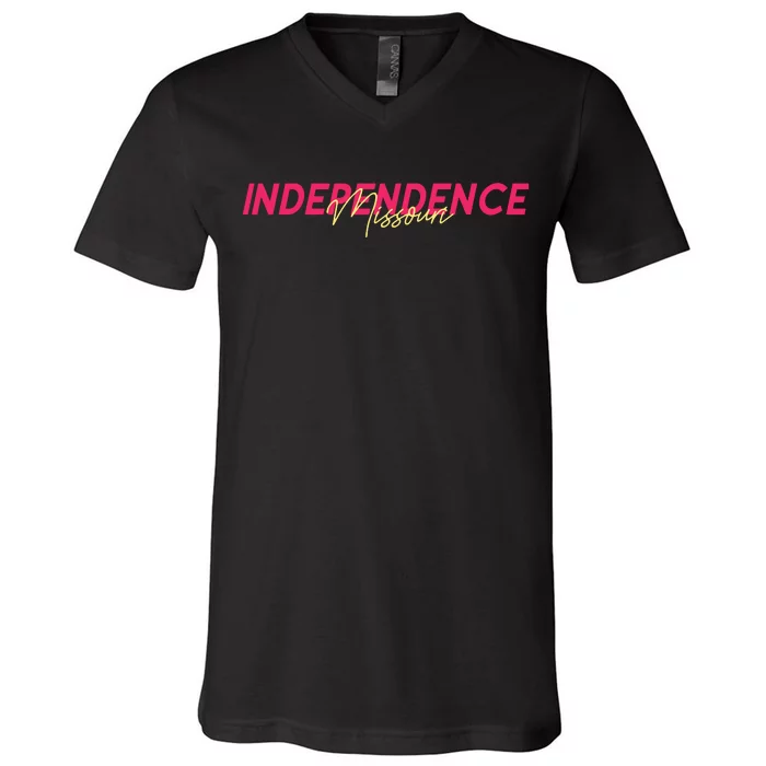 Independence Missouri V-Neck T-Shirt