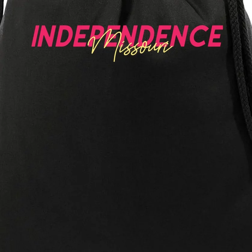 Independence Missouri Drawstring Bag