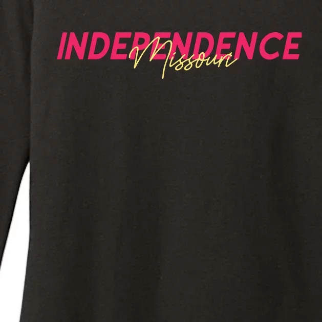 Independence Missouri Womens CVC Long Sleeve Shirt