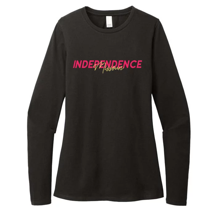 Independence Missouri Womens CVC Long Sleeve Shirt