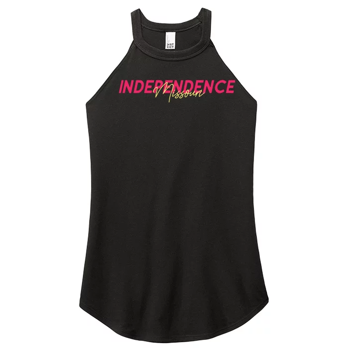 Independence Missouri Women’s Perfect Tri Rocker Tank