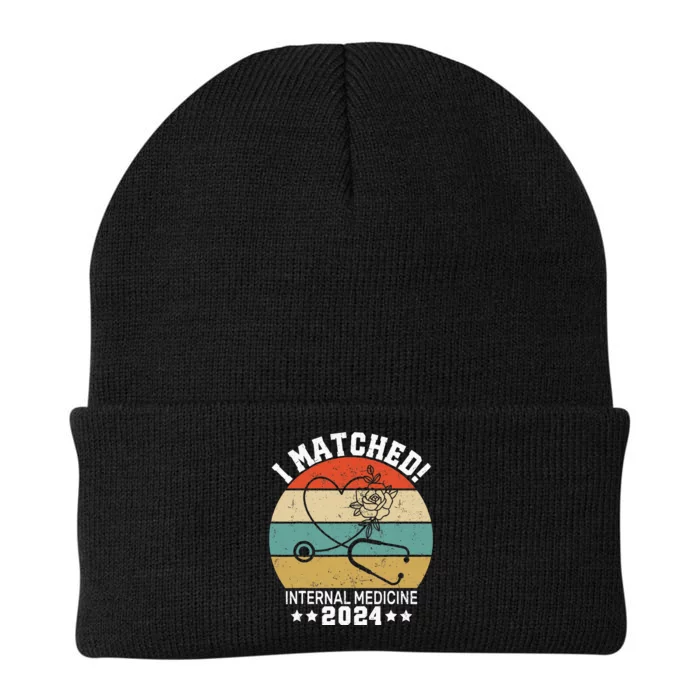 I Matched Internal Medicine 2024 Medical Resident Match Day Knit Cap Winter Beanie