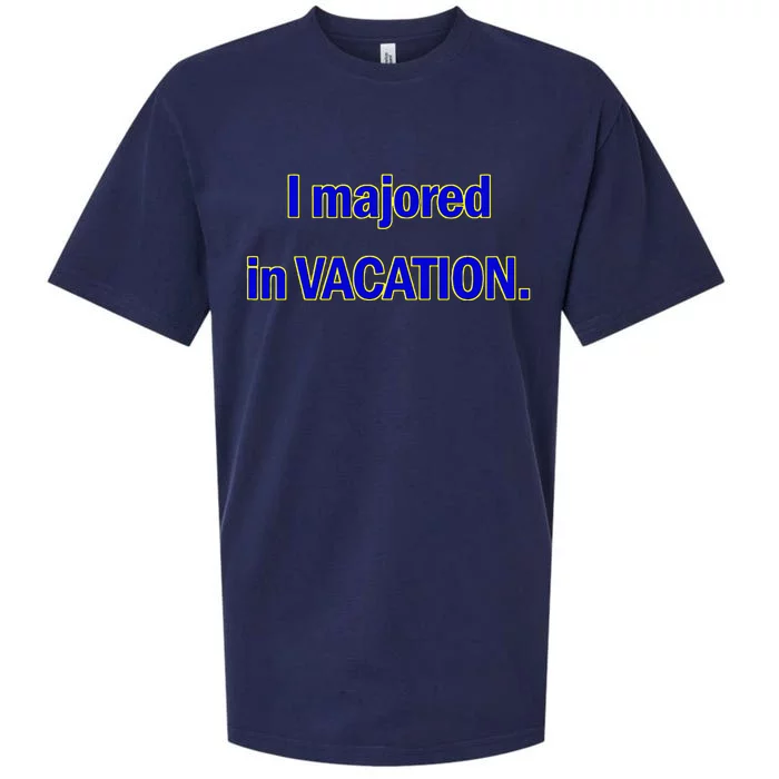 I Majored In Vacation Sueded Cloud Jersey T-Shirt