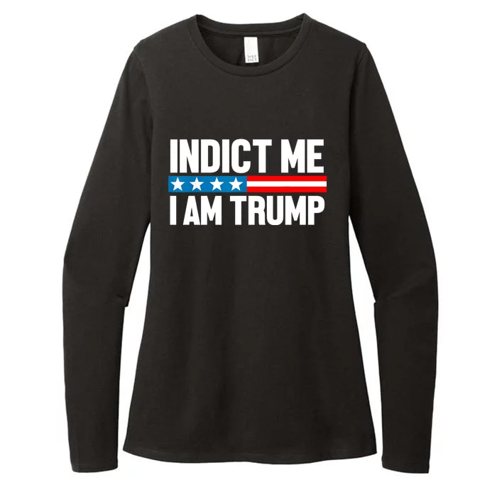 Indict Me I Am Trump Pro Trump 2024 Womens CVC Long Sleeve Shirt