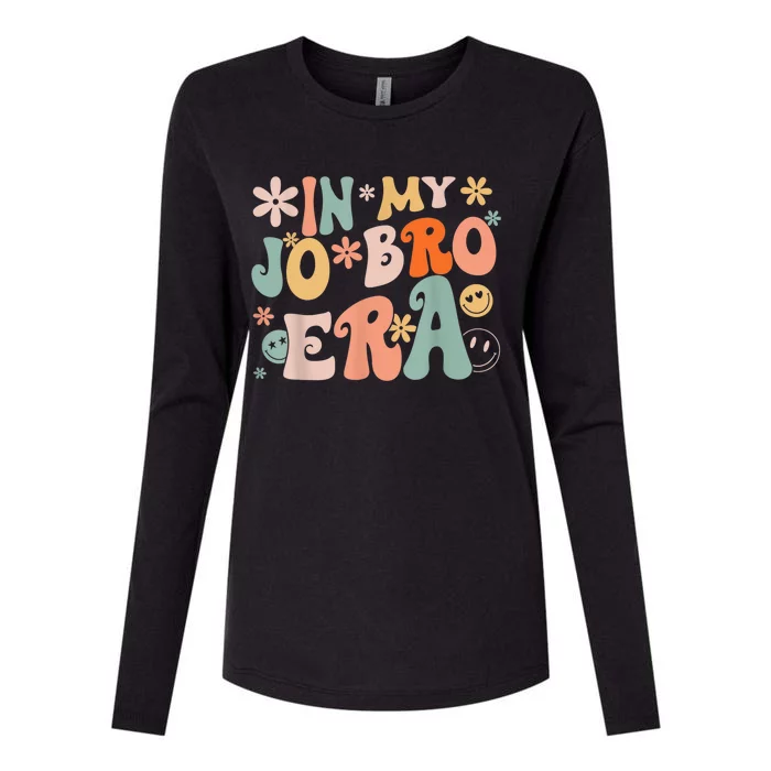 In My Jo Bro Era Funny Groovy Retro In My Job Bro Era Womens Cotton Relaxed Long Sleeve T-Shirt