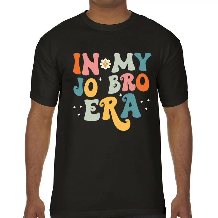 In my Jo Bro Era groovy Comfort Colors T-Shirt