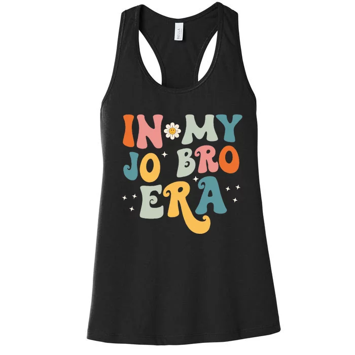 In my Jo Bro Era groovy Women's Racerback Tank