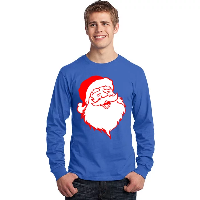 In My Jolly Era Merry Christmas Retro Santa Claus Gift Tall Long Sleeve T-Shirt