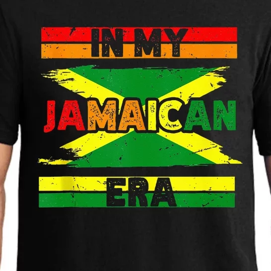 In My Jamaican Era Independence Jamaica Day Jamaican Flag Pajama Set