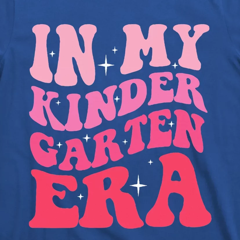 In My Kindergarten Era Groovy Back To School Teacher Student T-Shirt