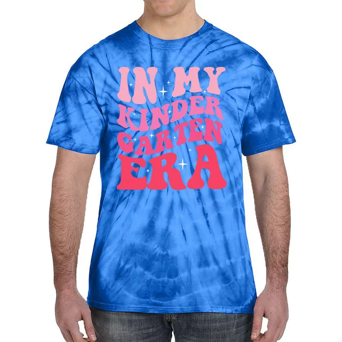 In My Kindergarten Era Groovy Back To School Teacher Student Tie-Dye T-Shirt