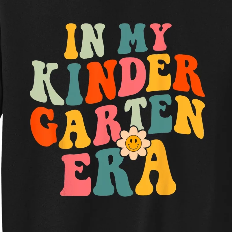 In My Kindergarten Teacher Era Shirts Kinder Groovy Retro Sweatshirt