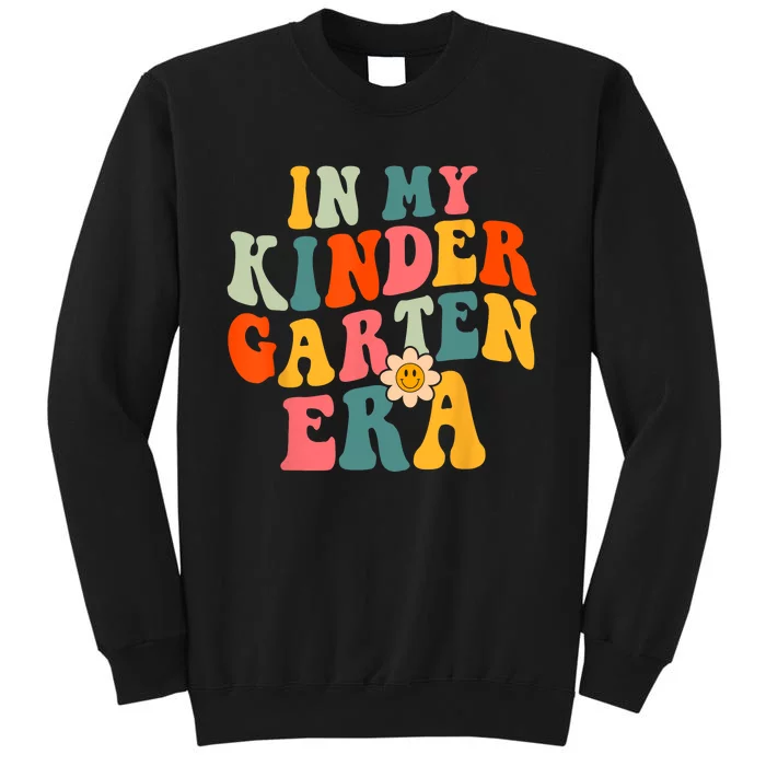 In My Kindergarten Teacher Era Shirts Kinder Groovy Retro Sweatshirt