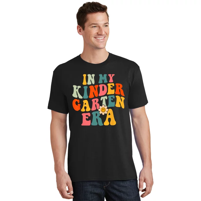 In My Kindergarten Teacher Era Shirts Kinder Groovy Retro T-Shirt