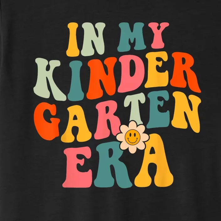 In My Kindergarten Teacher Era Shirts Kinder Groovy Retro ChromaSoft Performance T-Shirt