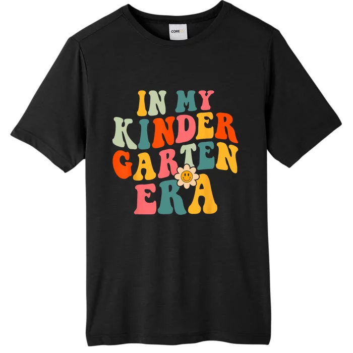 In My Kindergarten Teacher Era Shirts Kinder Groovy Retro ChromaSoft Performance T-Shirt