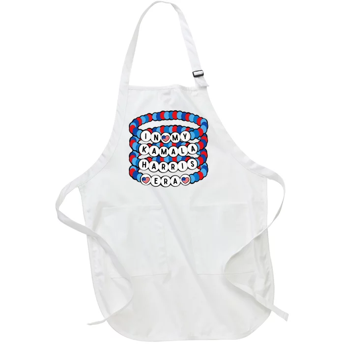 In My Kamala Harris Era Harris Democrat Harris 2024 Bracelet Full-Length Apron With Pocket