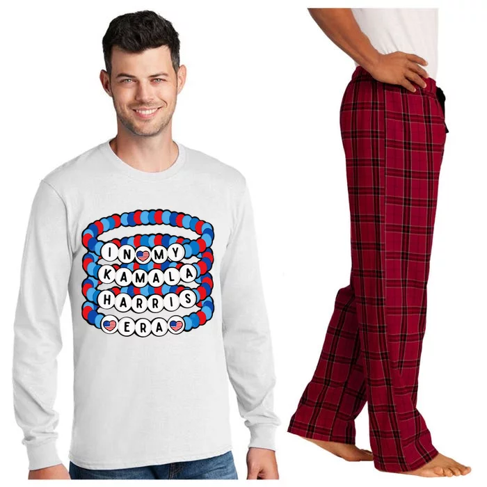 In My Kamala Harris Era Harris Democrat Harris 2024 Bracelet Long Sleeve Pajama Set